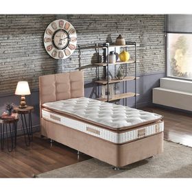 Niron Queen 100x200 cm Tam Ergonomik Pedli Lüks Yatak Tek Kişilik