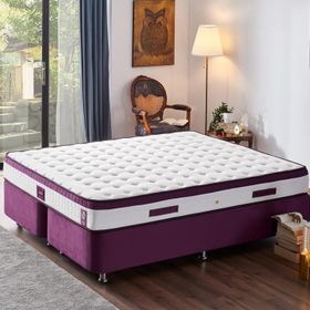 Niron Violet Full Ortopedik Pedli Yaylı 180x200 cm Yatak