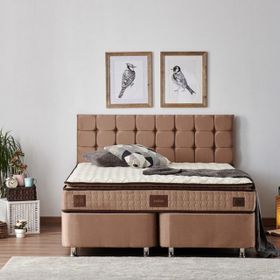 Niron Yatak 100x200 cm W.Cotton Tek Kişilik Pedli Yatak Full Ortopedik Yaylı Yatak