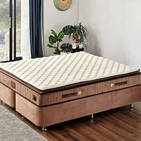 Niron Yatak 160x200 cm W.Cotton Çift Kişilik Pedli Yatak Full Ortopedik Yaylı Yatak
