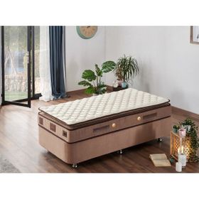 Niron Yatak 90x190 cm W.Cotton Tek Kişilik Pedli Yatak Full Ortopedik Yaylı Yatak