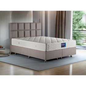 Niron Yatak Blue Pocket Çift Kişilik 200x200 cm Lüks Full Ortopedik Paket Yaylı Orta Sert Yatak