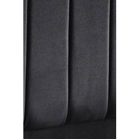 Niron Yatak Ela 120x200 cm Tek Kişilik Siyah Silinebilir Soho Kumaş Baza ve Başlık Seti
