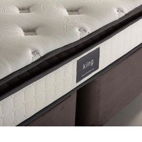 Niron Yatak King 90x200 cm Tek Kişilik Tam Ergonomik Pedli Lüks Yatak