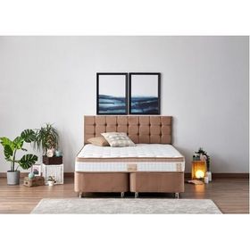 Niron Yatak Latte Ortopedik Sert 140x190 cm Çift Kişilik Yatak