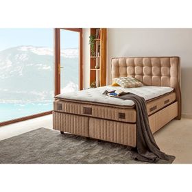 Niron Yatak Majesty Pedli Keten 200x200 cm Yatak