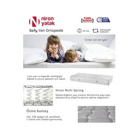 Niron Yatak Sofy Yarı Ortopedik 80x180 cm Yatak