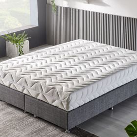 Niron Yatak Visco Fusion 180x200 cm Çift Kişilik Paket Yaylı Visco Sünger Lüks Ortopedik Yumuşak Yatak