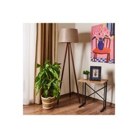 Nisa Luce 140 cm Kahverengi Ceviz Tripod Lambader
