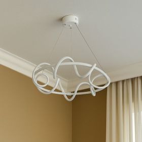 Nisa Luce Aydos Sarı Gün Işığı Beyaz Ledli Avize