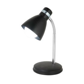 Nisa Luce Modern Krom Spiralli Siyah Masa Lambası