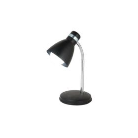 Nisa Luce Modern Krom Spiralli Siyah Masa Lambası