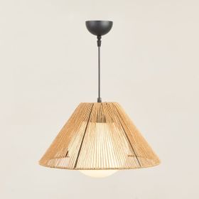 Nisa Luce Sakura Kahverengi Beyaz Opal Camlı Avize
