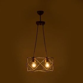 Nisa Luce Zambak Eskitme 75x50x50 cm 2'li Sıralı Avize