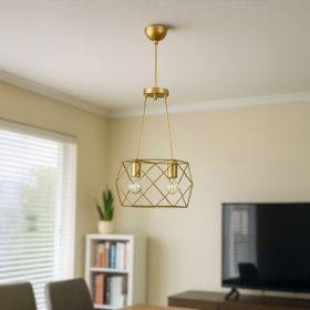 Nisa Luce Zambak Eskitme 75x50x50 cm 2'li Sıralı Avize