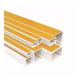 Nisaluce Beyaz 12x12 mm 1 Boy 2 mt 5 Adet Yapışkanlı Kablo Kanalı
