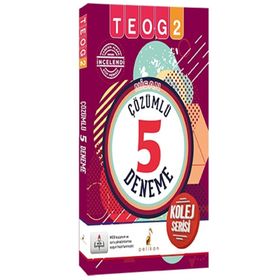 Nisan TEOG 2 Tamamı Çözümlü 5 Deneme - Pelikan Yayınları Komisyon