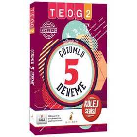 Nisan TEOG 2 Tamamı Çözümlü 5 Deneme - Pelikan Yayınları Komisyon
