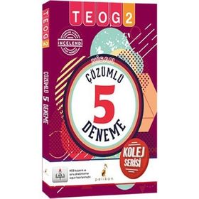 Nisan TEOG 2 Tamamı Çözümlü 5 Deneme - Pelikan Yayınları Komisyon