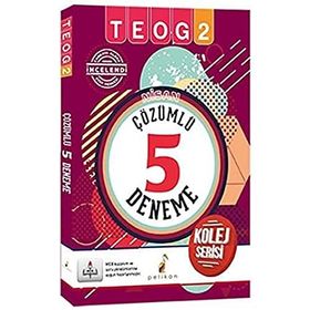 Nisan TEOG 2 Tamamı Çözümlü 5 Deneme - Pelikan Yayınları Komisyon