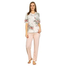 Nisanca 7253 Pembe Kadın Pijama Takımı