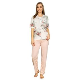 Nisanca 7253 Pembe Kadın Pijama Takımı