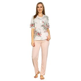 Nisanca 7253 Pembe Kadın Pijama Takımı