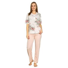 Nisanca 7253 Pembe Kadın Pijama Takımı