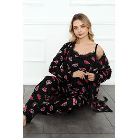 Nisanca Sabahlıklı Dantel Detaylı Pegasus Çeyizlik Takım Kadın Pijama Takımı