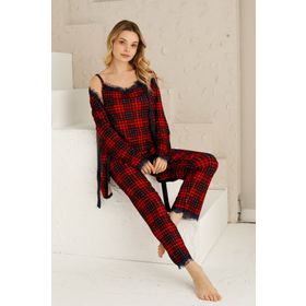 Nisanca Sabahlıklı Dantel Detaylı Pegasus Çeyizlik Takım Kadın Pijama Takımı