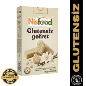 NisFood 100 gr Vanilyalı Glutensiz Gofret
