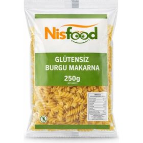 NisFood Glutensiz 250 gr Burgu Makarna
