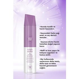 Nishlady Dry Shampoo Doğal Görünüm 200 ml Kuru Şampuan