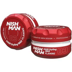 Nıshman 03 Ultra Sert Parlak 100 ml Saç Şekillendirici Wax