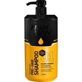 Nıshman 1250 ml Keratin Complex Tuz ve Parabensiz Yağlı Saçlara Yönelik Hacim Özellikli Şampuan
