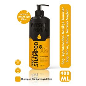 Nıshman 400 ml Tuz ve Paraben İçermeyen Keratin Özlü Saç Bakım Şampuanı