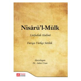 Nisârü’l-Mülk Farsça-Türkçe Sözlük - Pegem Akademi Yayıncılık