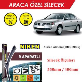 Nissan Almera 2000-2006 Silecek Takımı