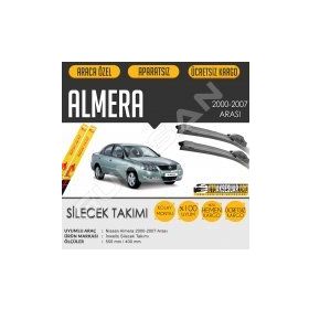 Nissan Almera 2000-2007 Muz Silecek Takımı