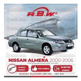 Nissan Almera RBW 2000-2006 Muz Silecek Takımı