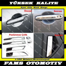 Nissan Juke 2010 Üzeri 4 Kapı Krom Kapı Kolu