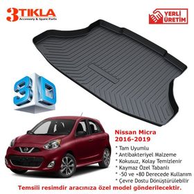Nissan Micra 2016-2019 3D Bagaj Havuzu