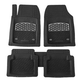 Nissan Navara 2004 2013 Krom Karbon Derin Havuzlu Oto Paspas