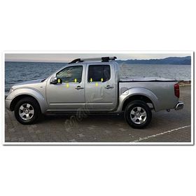 Nissan Navara 2006-2015 4 Parça Paslanmaz Çelik Cam Çıtası