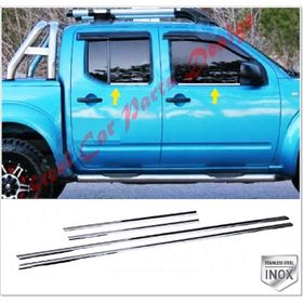 Nissan Navara 2006-2015 Krom Cam Çıtası
