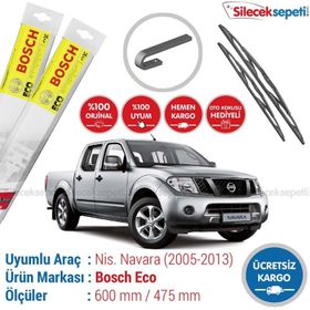 Nissan Navara Bosch Eco 2005-2013 Silecek Takımı