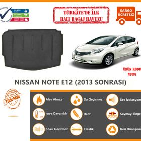Nissan Note E11 2006-2013 Halı Bagaj Havuzu
