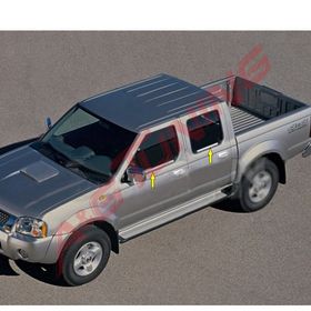 Nissan Pick Up 2000 Üzeri Paslanmaz Çelik 4 Parça Krom Cam Çıtası