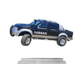 Nissan Pick Up 2000 Üzeri Paslanmaz Çelik 4 Parça Krom Cam Çıtası