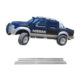 Nissan Pick Up 2000 Üzeri Paslanmaz Çelik 4 Parça Krom Cam Çıtası